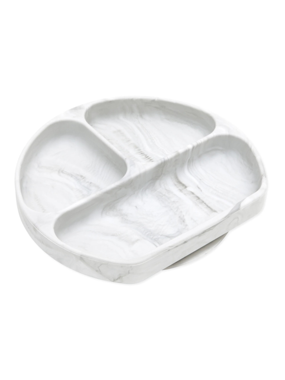NWT Baby Silicone Grip Dish Color Marble ages 6 months and up
